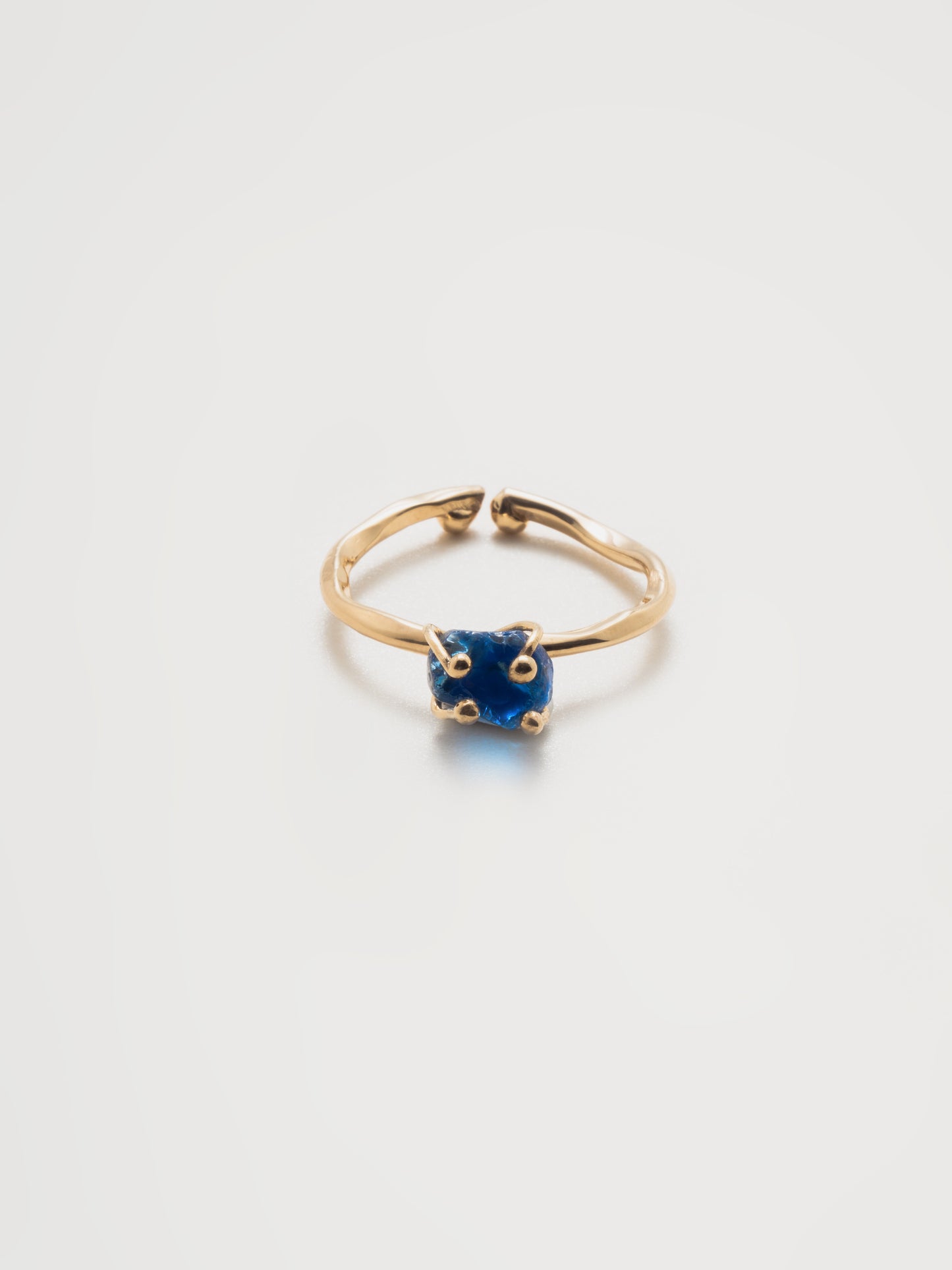 Bumi Ring - Grosse Blue Obsidian