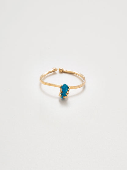 Bumi Ring - Petite Blue Apatite