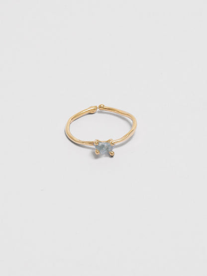 Bumi Ring - Petite Blue Calcite