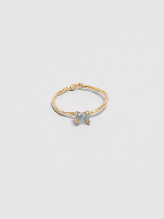 Bumi Ring - Petite Blue Calcite