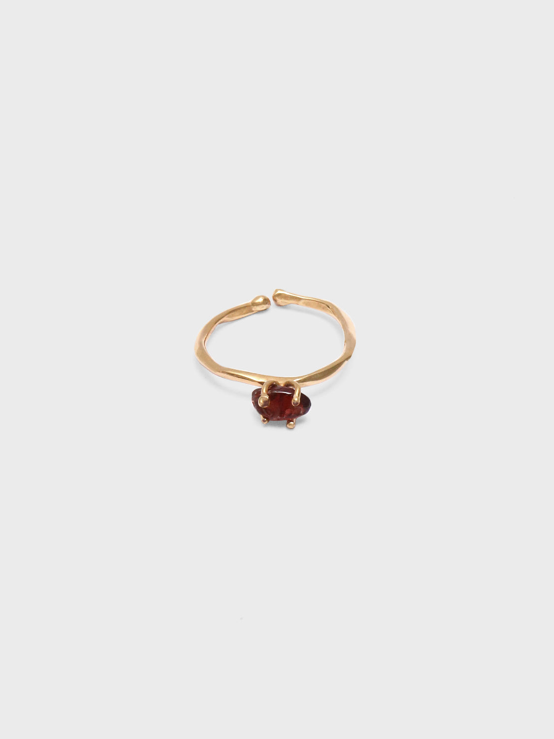 Bumi Ring - Petite Red Garnet