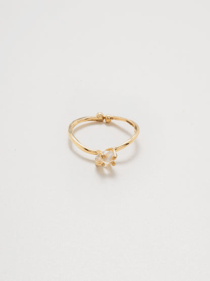 Bumi Ring - Petite Clear Quartz