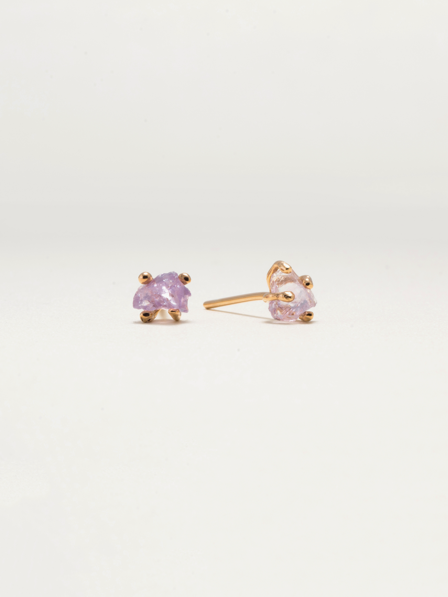 Bumi Studs Amethyst