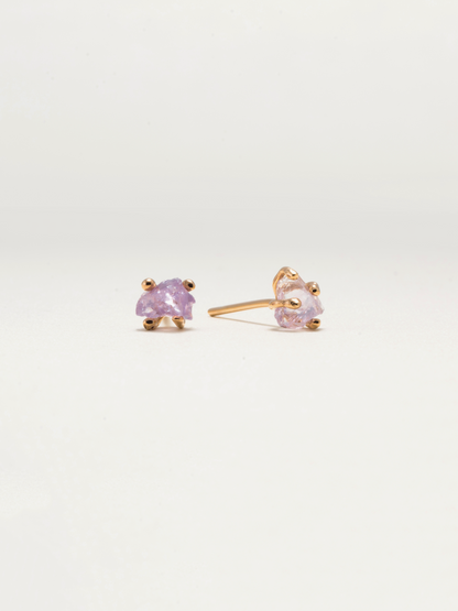 Bumi Studs Amethyst