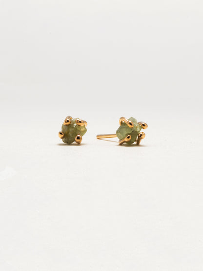 Bumi Studs Peridot