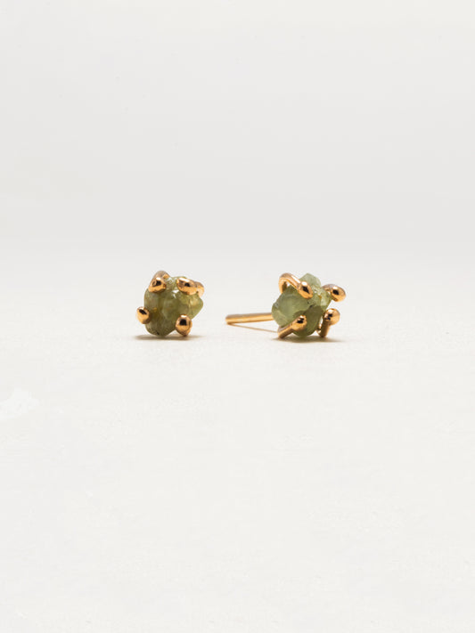 Bumi Studs Peridot