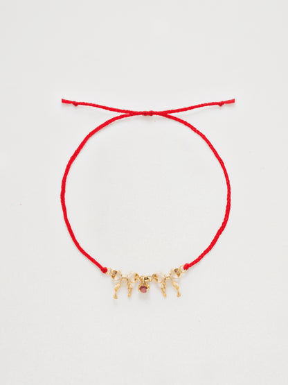 Pita Twins Red String Bracelet