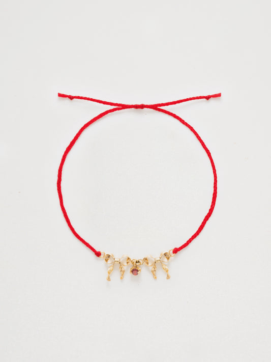 Pita Twins Red String Bracelet