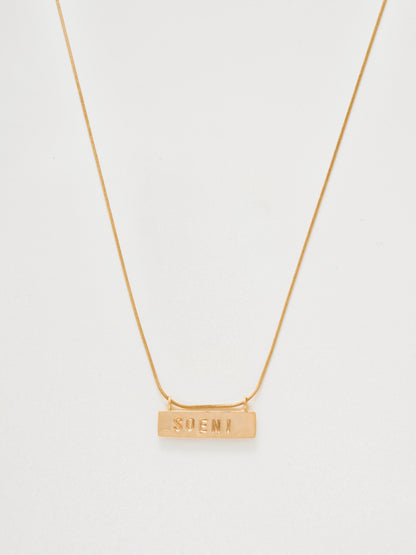 Punch It Necklace