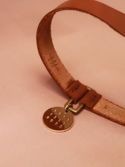 MEDIVIDI ✕ NOMADE Leather - Tag It Pet Collar